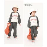 ガールズ裏起毛ラグランセットアップ 子供服 キッズ | devirock | 詳細画像7