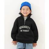 ブラック | エアリースウェット 裏起毛 ハーフジップ | devirock