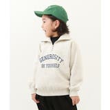 杢グレー | エアリースウェット 裏起毛 ハーフジップ | devirock