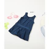 女児ワンピーススクール水着 子供服 キッズ 女の子 スクールウェア | devirock | 詳細画像2