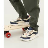 ネイビー | 撥水 ボリュームスニーカー 子供服 | devirock