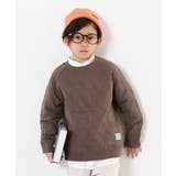 モカ | キルティングニット トレーナー 子供服 | devirock