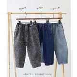 楽デニム ルーズタックパンツ 子供服 | devirock | 詳細画像2