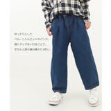 楽デニム ルーズタックパンツ 子供服 | devirock | 詳細画像4