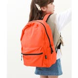 Dオレンジ | お弁当固定バンド付き 配色リュックサック(12L) 子供服 | devirock