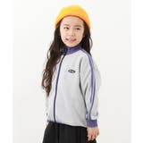 グレー | サイドライン ジップジャケット 子供服 | devirock