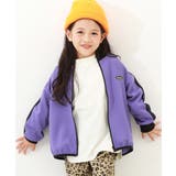 バイオレット | サイドライン ジップジャケット 子供服 | devirock