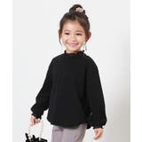 ブラック | シア―切替長袖Tシャツ 子供服 キッズ | devirock