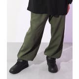 Dオリーブ | 【DANCE】綿100% ワイドジョガー スウェットパンツ | devirock