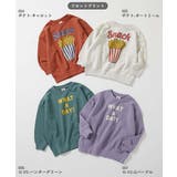 BOXシルエット プリント トレーナーデビラボ | devirock | 詳細画像3