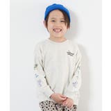 008-恐竜-オートミール | BOXシルエット プリント トレーナーデビラボ | devirock