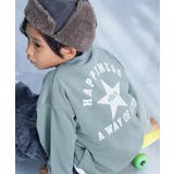 010-スター-ダスティブルー | BOXシルエット プリント トレーナーデビラボ | devirock