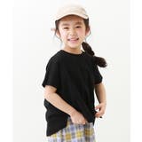 ブラック | バックタック半袖Tシャツ 子供服 キッズ | devirock