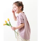 Gラベンダー | バックタック半袖Tシャツ 子供服 キッズ | devirock