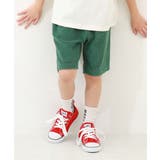 ボトルグリーン | パイル地ハーフパンツ 子供服 キッズ | devirock