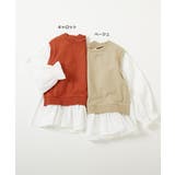 ベストドッキング風 長袖Tシャツ 子供服 | devirock | 詳細画像3