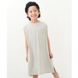 Lグレー | ボックスタンクワンピース 子供服 キッズ | devirock