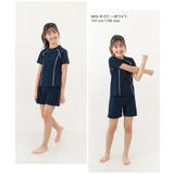 女児Tシャツ＆パンツ型スクール水着 子供服 キッズ | devirock | 詳細画像8 