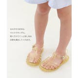 きらきらラメサンダル 子供服 キッズ 女の子 シューズ サンダル 靴 | devirock | 詳細画像3 