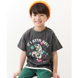 003-恐竜-スミクロ | デビラボ BOXシルエット プリント半袖Tシャツ | devirock