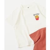 009-ポテト-オフホワイト | デビラボ BOXシルエット プリント半袖Tシャツ | devirock