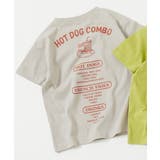 011-フード-Lグレー | デビラボ BOXシルエット プリント半袖Tシャツ | devirock