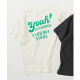 013-ロゴ2-オフホワイト | デビラボ BOXシルエット プリント半袖Tシャツ | devirock