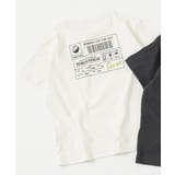 029-バーコード-オフホワイト | デビラボ BOXシルエット プリント半袖Tシャツ | devirock