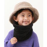 ブラック | カラフル ネックウォーマー 子供服 キッズ 男の子 マフラー スヌード 防寒  | devirock