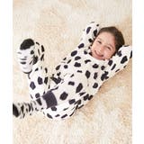 007-アニマル-オフホワイト | ボーイズ もこもこフリース パジャマ | devirock