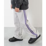 グレー | セットアップ可能 サイドライン ワイドパンツ | devirock