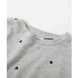 ハート総柄 長袖Tシャツ 子供服 キッズ 女の子 ロンT トップス 6000 | devirock | 詳細画像8 