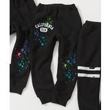 004-ペイント2-ブラック | デビラボ プリント 裏起毛パンツ | devirock