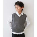 004-杢チャコール | 綿100％ 洗える スクールニット | devirock