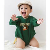 002-クマ1-ボトルグリーン | 綿100% デビラボ プリント | devirock