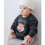 003-トラ-スミクロ | 綿100% デビラボ プリント | devirock