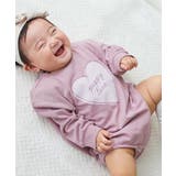 007-ハート-くすみピンク | 綿100% デビラボ プリント | devirock