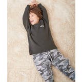 003-カモフラ-スミクロ | ボーイズ やわらかキルト パジャマ | devirock