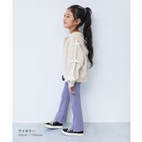 リボン付き サイドライン おめかしジップパーカー | devirock | 詳細画像4 