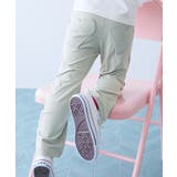 Gグリーン | イージーウォッシュ 乾燥機OK ハートポケットセミフレアパンツ | devirock