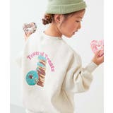 012-ドーナツ-オートミール | デビラボ×スイーツ 裏起毛 BIGシルエット | devirock