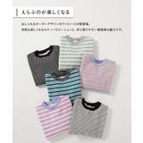 カラフルスウェット ふっくら裏起毛先染めボーダー ワンピース | devirock | 詳細画像3 