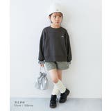 袖がかわいい 重ね着風 裏起毛トレーナー | devirock | 詳細画像3 