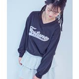 011-ラメロゴ-ブラック | chum UVカット えらべるプリント | devirock