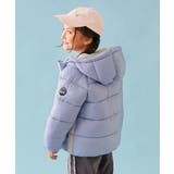 002-フードWP-Gブルー | 洗える ファイバーダウン えらべるフード&デザイン | devirock