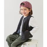 ブラック | 洗える 中綿 インナーキルトベスト | devirock