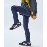 デニム風ネイビー | ウルトラストレッチパンツ 子供服 キッズ | devirock