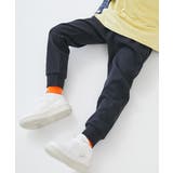 ブラック | ウルトラストレッチ 裾リブパンツ 子供服 | devirock