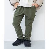 Dオリーブ | よくばりストレッチ 裏起毛タックパンツ 子供服 | devirock