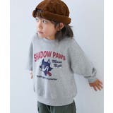 006-クロネコ-杢グレー | デビラボ BIGシルエット プリント | devirock